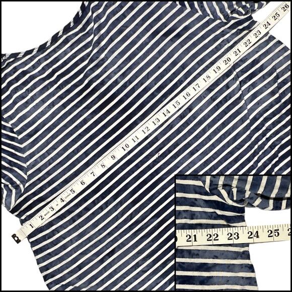 New Directions Woman Tie Dye 3/4 Sleeves Asymmetrical Tunic Plus Size 3X V-Neck - Picture 10 of 15